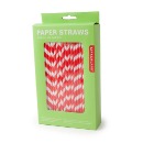 Papirne slamke- crveno bele Papirne slamke- crveno bele